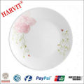 10" Pink Opal Glassware Plate